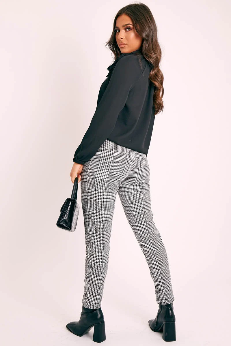 Black Bow Neckline Lightweight Blouse - Flossie - Image 5