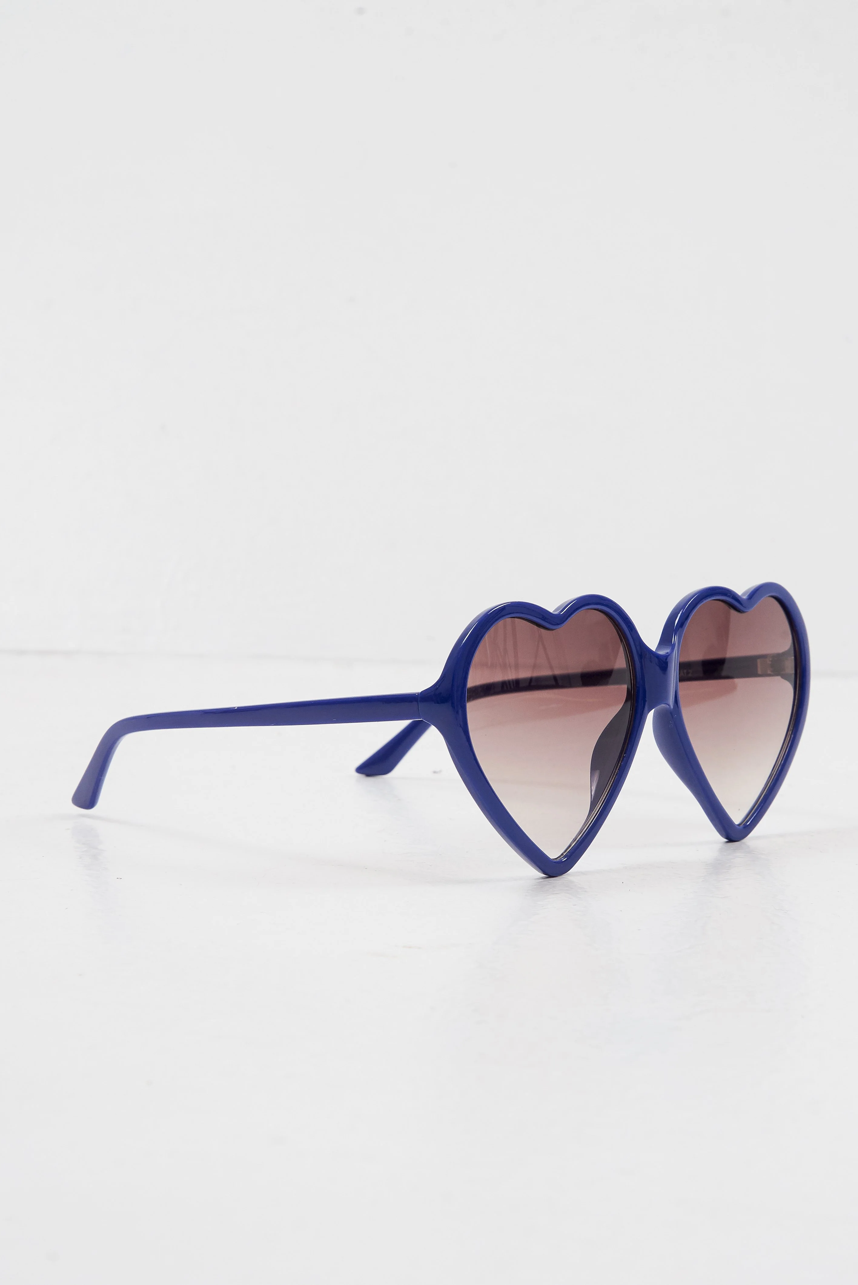 Purple Black Tinted Heart Shape Sunglasses - Elleah - Image 3